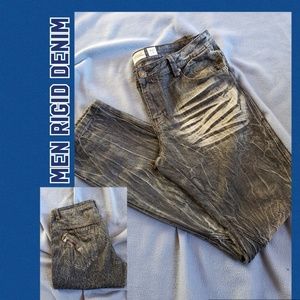 Men Rigid Denim Jeans